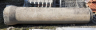 Betonová kanalizační roura (Concrete sewer pipe) délka 200 cm průměr díry vnitřkem 30 cm